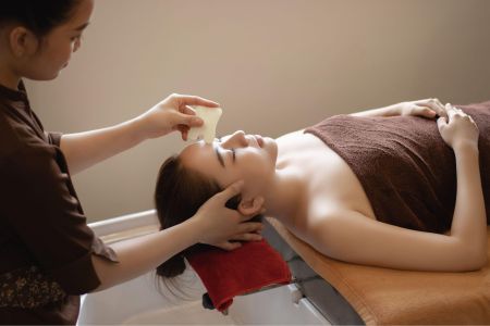 Cạo Gió Mặt Ngọc Guasha - Đào Hoa Diện